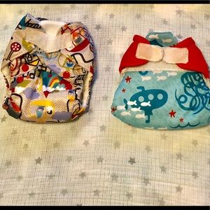 Newborn Cloth Diapers- AIO and Jules print